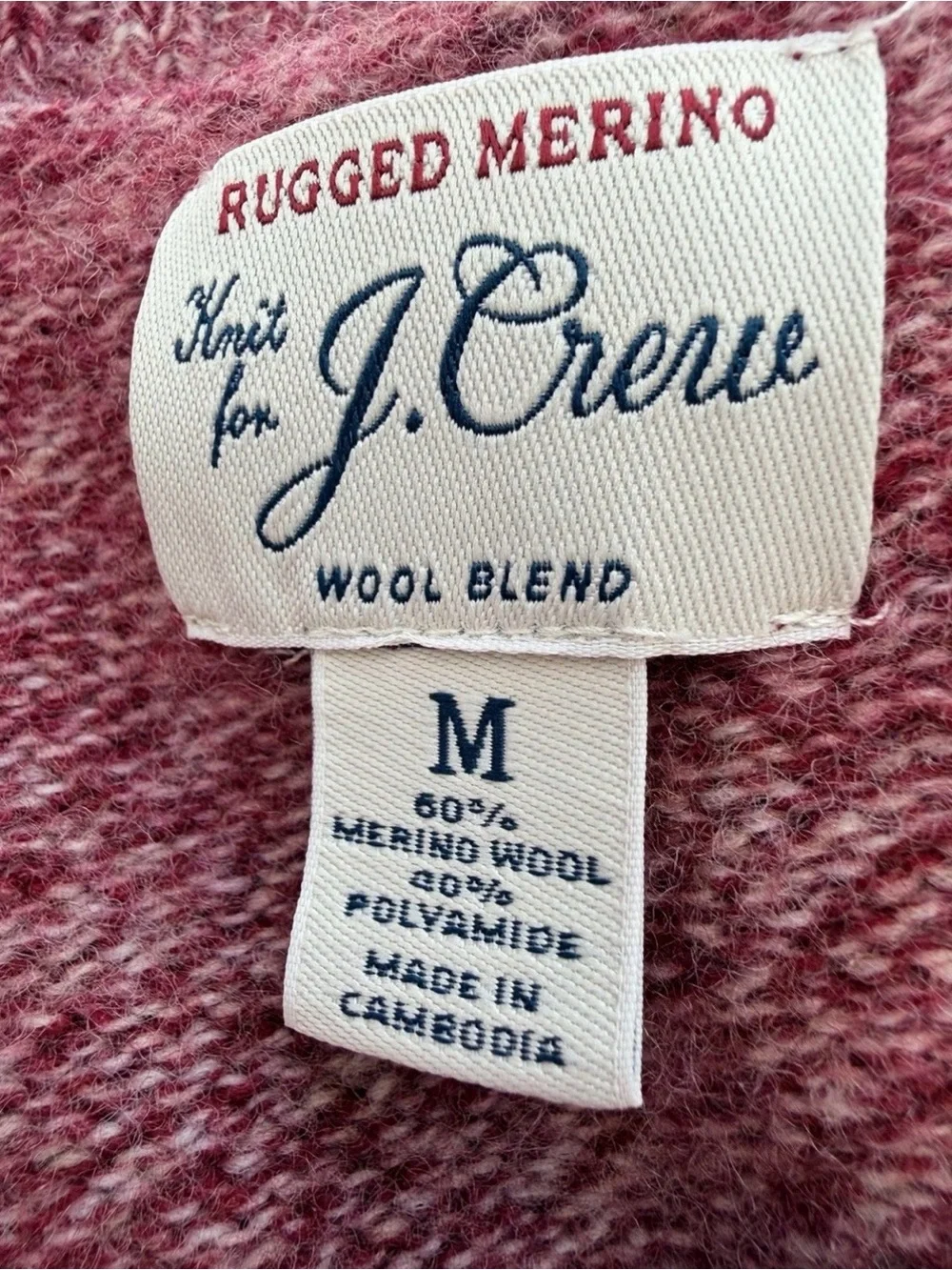 J. Crew crew rugged